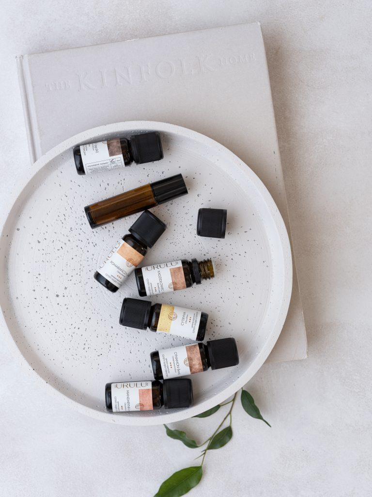 buteleczki z olejkami, buteleczki rollon, urulu, sesja produktowa